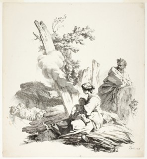 The Holy Family, 1758. Creator: Jean Baptiste Marie Pierre.