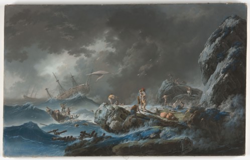 The Shipwreck, 1782. Creator: Jean-Baptiste Pillement.