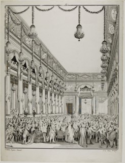 Royal Feast, 1782. Creators: Jean-Michel Moreau, Antoine Jean Duclos.