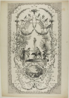 Frontispiece for Feste Bacchique, n.d. Creator: Jean Moyreau.