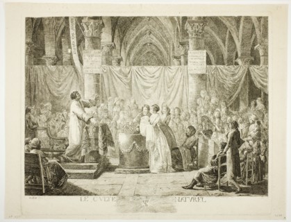 Natural Worship, 1794. Creator: Jean-Baptiste Mallet.