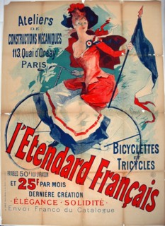 l'Etendard Francais, 1891. Creator: Jules Cheret.