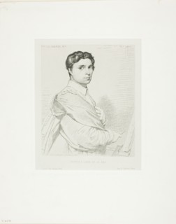 Ingres at Age Twenty-four, 1869. Creator: Leopold Flameng.