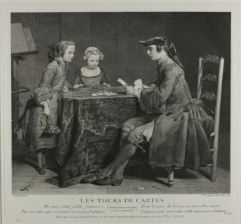 The House of Cards, 1744. Creator: Louis Surugue.