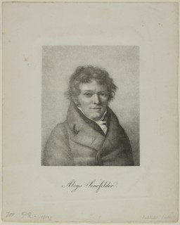 Portrait of Alois Senefelder, 1819. Creator: Nicolas-Henri Jacob.