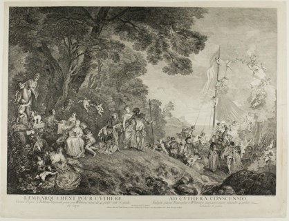 Pilgrimage to the Island of Cythera, c. 1733. Creator: Nicolas Henri Tardieu.