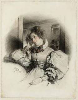 Portrait de Mme. E. D., 1829. Creator: Paul Delaroche.