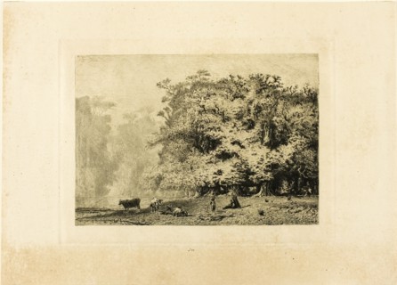 Near Fontainebleau, 1866. Creator: Paul Huet.