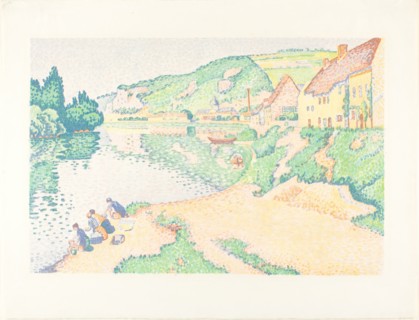 The Andelys, 1895. Creator: Paul Signac.