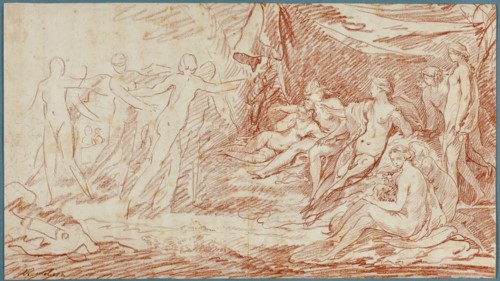 The Bath of Diana, c. 1738. Creator: Pierre Charles Trémolières.