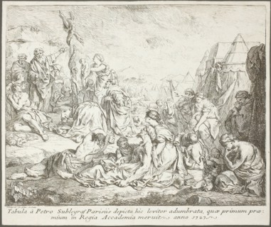 The Brazen Serpent of Moses, 1727. Creator: Pierre Subleyras.