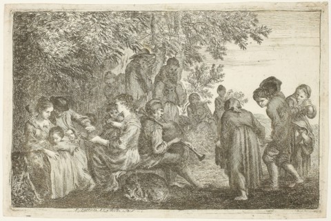Garden Party, n.d. Creator: Pierre Parrocel.