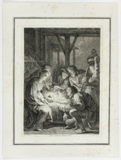 Adoration of the Shepherds, n.d. Creator: Pierre François Basan.