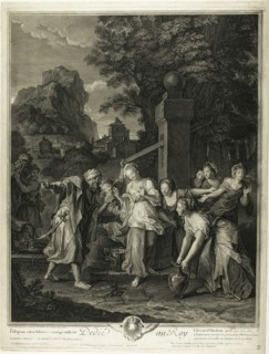 Rebecca Receiving Gifts from Eliezar, n.d. Creator: Pierre Imbert Drevet.