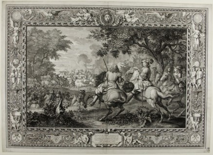Defeat of the Spanish Army Near the Canal at Bruges by the Troops of King Louis XIV 1667, 1680. Creator: Sebastien Le Clerc.