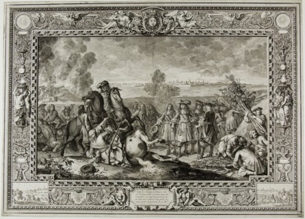The Siege of Douai of 1667, 1682. Creator: Sebastien Le Clerc.