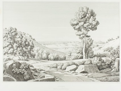 Attica Viewed from Mount Pentéli, 1845. Creator: Theodore Caruelle d'Aligny.