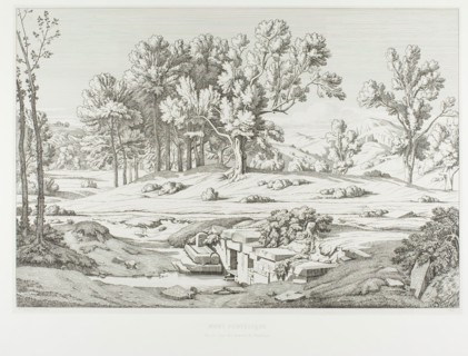 View of One of the Springs of Mount Pentéli, 1845. Creator: Theodore Caruelle d'Aligny.