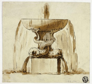 Fountain, 1826-1876. Creator: Théophile Fragonard.