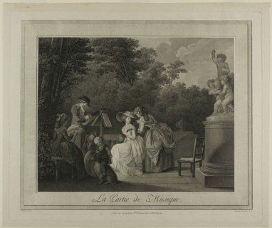 La Partie de Musique, n.d. Creator: Vincent Marie Langlois.