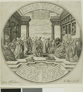 The Venetian Wedding, 1585/1600. Creator: Johann Theodor de Bry.
