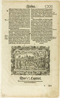 The Taking of Jericho from Catholische Bibell, plate ten from Woodcuts...1564, assembled...1937. Creator: Virgil Solis.