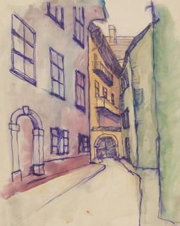 Houses, undated. (c1930s) Creator: Anny Dollschein.