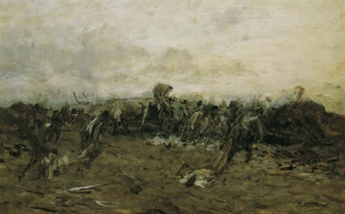 After the Battle, c1850/1860. Creator: August von Pettenkofen.