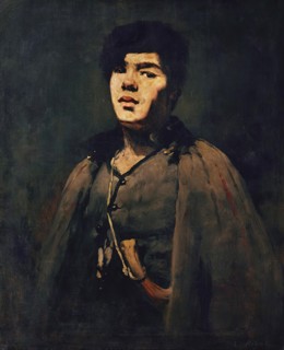 Young Shepherd, 1880. Creator: Theodule Ribot.