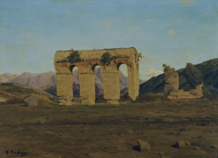 Roman aqueduct, undated. (c1900s) Creator: Karl Onken.