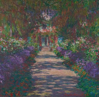 An avenue in Monet’s garden in Giverny, 1902. Creator: Claude Monet.