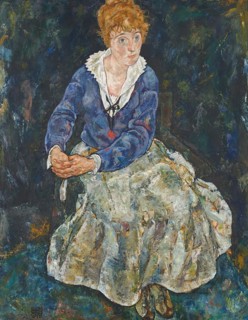 Portrait of the Artist’s Wife, Edith Schiele, 1918. Creator: Egon Schiele.