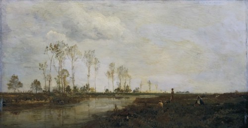 At the Thaya near Lundenburg I, 1877. Creator: Emil Jakob Schindler.