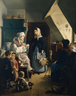 The Charities, 1846. Creator: Ernst Christian Moser.