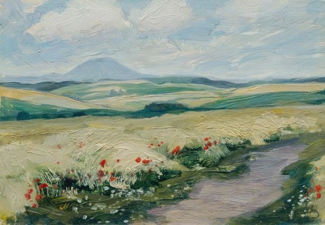 Podripsko (from the folder "16 views of Czech landscapes‘Ceská krajina’"), 1902. Creator: Ferdinand Engelmuller.