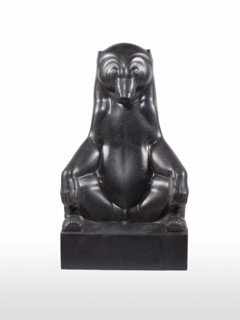 Seated bear, 1912/1913. Creator: Franz Barwig.