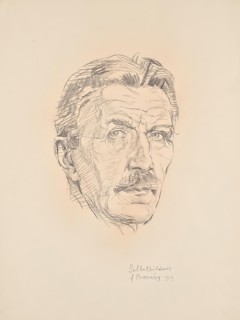 Self-portrait, 1929. Creator: Franz Barwig.