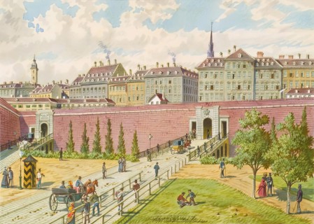 The two Carinthia gates, 1847. Creator: Franz Gerasch.