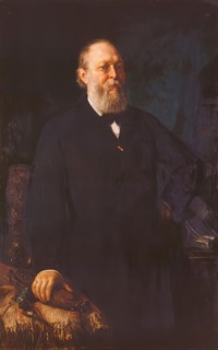 Ferdinand Freiherr von Hochstetter, 1882. Creator: Franz Rumpler.