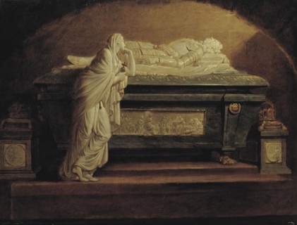 The Headstone of Emperor Leopold II by Franz Anton Zauner in the Augustinian Church, after 1795. Creator: Heinrich Friedrich Füger.