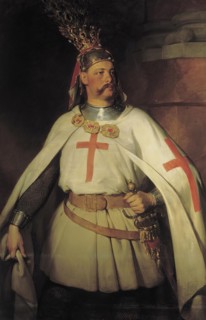Archduke Leopold as a crusader, 1863. Creator: Friedrich von Amerling.