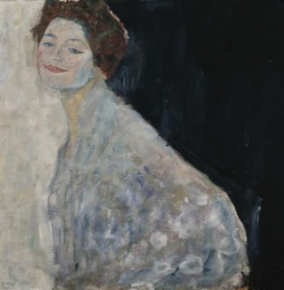 Lady in white, 1917/1918. Creator: Gustav Klimt.