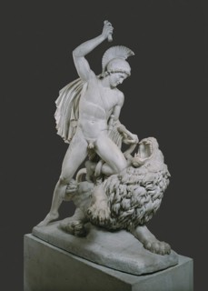 Bellerophon fighting with the Chimeira, 1821. Creator: Johann Nepomuk Schaller.