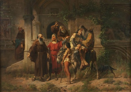 Returning crusaders, 1864. Creator: Johann Till.