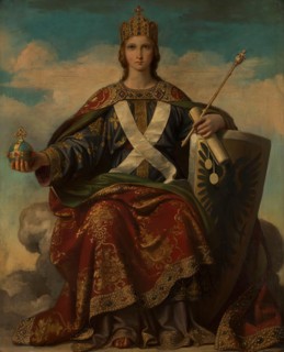 Allegory of power, 1859. Creator: Carl von Blaas.
