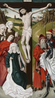 Crucifixion of Christ, 1475. Creator: Master of the Schottenaltar.