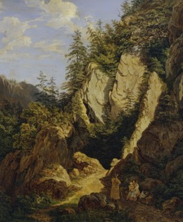 Rocks near Schottwien, 1831. Creator: Matthias Rudolf Toma.