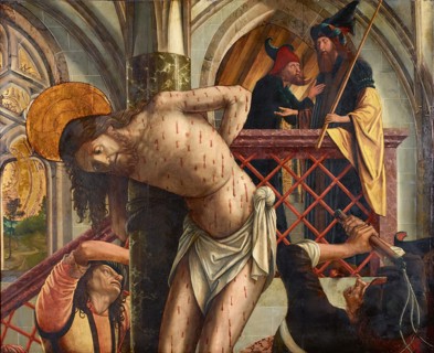 Flagellation of Christ (fragment), before 1497/1498. Creator: Michael Pacher.