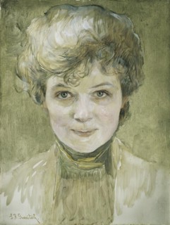 Self-portrait, c1910/1915. Creator: Susanne Renate Granitsch.