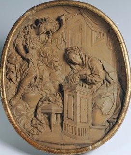 Annunciation to Mary, undated. (c1770s) Creator: Veit Koniger.